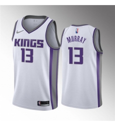 Mens Sacramento Kings #13 Keegan Murray White Association Edition Stitched NBA Jersey