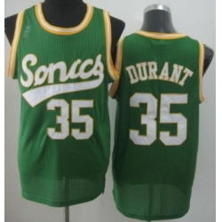 Seattle Supersonic 35 Kevin Durant Green Revolution 30 NBA Basketball Jerseys