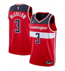 Men Washington Wizards 3 CJ McCollum Red Icon Edition Stitched Basketball Jersey Men Washington Wizards 3 CJ McCollum Red Icon Edition Stitched Basketball Jersey