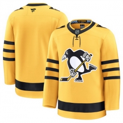 Men Pittsburgh Penguins Blank Gold 2025 Alternate Stitched Hockey Jersey Men Pittsburgh Penguins Blank Gold 2025 Alternate Stitched Hockey Jersey