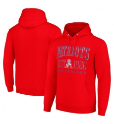Men New England Patriots Red Pullover Hoodie Men New England Patriots Red Pullover Hoodie