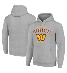 Men Washington Commanders Grey Pullover Hoodie Men Washington Commanders Grey Pullover Hoodie