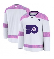 Men Philadelphia Flyers Blank White 2024 Fights Cancer stitched Hockey Jersey Men Philadelphia Flyers Blank White 2024 Fights Cancer stitched Hockey Jersey