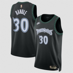 Men Minnesota Timberwolves 30 Julius Randle Black 2025 Classic Edition Stitched Jersey Men Minnesota Timberwolves 30 Julius Randle Black 2025 Classic Edition Stitched Jersey