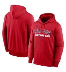 Men Boston Red Sox Red 2025 Postseason Collection Therma Fleece Hoodie Men Boston Red Sox Red 2025 Postseason Collection Therma Fleece Hoodie