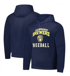 Men Milwaukee Brewers Navy Dunbrooke Champion Pullover Hoodie Men Milwaukee Brewers Navy Dunbrooke Champion Pullover Hoodie