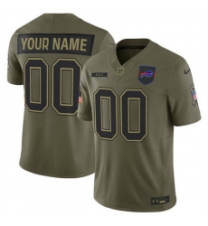 Men Buffalo Bills Active Player Custom Olive 2025 F U S E  Salute to Service Limited Stitched Football Jersey Men Buffalo Bills Active Player Custom Olive 2025 F U S E  Salute to Service Limited Stitched Football Jersey
