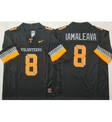 Men Tennessee Volunteers Black #8 Nico IAMALEAVA White F U S E Stitched NCAA Jersey Men Tennessee Volunteers Black #8 Nico IAMALEAVA White F U S E Stitched NCAA Jersey