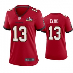 Women Mike Evans Buccaneers Red Super Bowl Lv Game Jersey