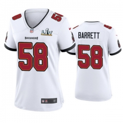 Women Shaquil Barrett Buccaneers White Super Bowl Lv Game Jersey