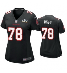 Women Tristan Wirfs Buccaneers Black Super Bowl Lv Game Fashion Jersey