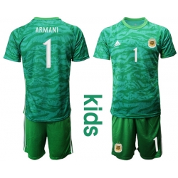 Kids Argentina Short Soccer Jerseys 020