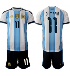 Argentina 2026 FIFA World Cup Soccer Jersey White #10 DI MARIA