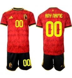 Belgium 2026 FIFA World Cup Soccer Jersey Red CUSTOM