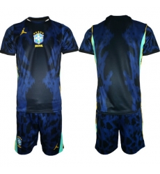 Men Brazil 2026 FIFA World Cup Blue Away Soccer Jersey BLANK (2) Men Brazil 2026 FIFA World Cup Blue Away Soccer Jersey BLANK (2)
