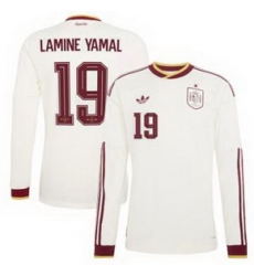 Men 19 Spain Lamine Yamal World Cup 2026 Away Replica Jersey 2 Men 19 Spain Lamine Yamal World Cup 2026 Away Replica Jersey 2