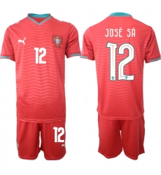 Portugal 2026 FIFA World Cup Soccer Jersey Red #12 JOSE SA Portugal 2026 FIFA World Cup Soccer Jersey Red #12 JOSE SA