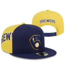 Milwaukee Brewers Snapback Cap 25110 Milwaukee Brewers Snapback Cap 25110