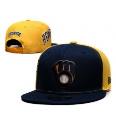 Milwaukee Brewers Snapback Cap 25K V427 Milwaukee Brewers Snapback Cap 25K V427