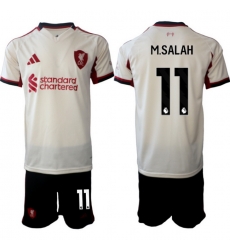 Men Liverpool 2026 Soccer Jerseys Beige #11 M.SALAH