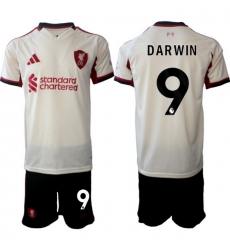 Men Liverpool 2026 Soccer Jerseys Beige #9 DARWIN