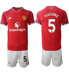 Men Manchester United 2026 Soccer Jerseys Red #5 MAGUIRE
