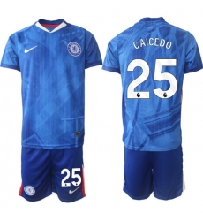 Men Chelsea 2026 Soccer Jerseys Blue #25 CAICEDO