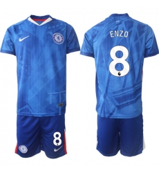 Men Chelsea 2026 Soccer Jerseys Blue #8 ENZO
