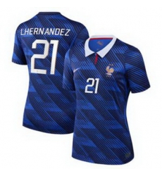 Women 21Lucas Hernandez France Jersey   3
