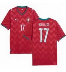 Women 17 Portugal Rafael Leao Home Replica Jersey 1 Women 17 Portugal Rafael Leao Home Replica Jersey 1
