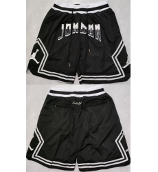 Men Michael Jordan Black Shorts Men Michael Jordan Black Shorts