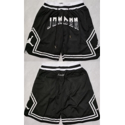 Men Michael Jordan Black Shorts Men Michael Jordan Black Shorts