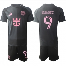 Men Inter Miami CF 2026 Soccer Jerseys Black #9 SUAREZ