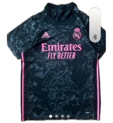 Emirates Fly Better Black Real Madrid Soccer Jersey