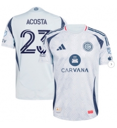 Men's Chicago Fire Kellyn Acosta adidas Light Blue 2025 The Municipal Kit Authentic Player Jersey Men's Chicago Fire Kellyn Acosta adidas Light Blue 2025 The Municipal Kit Authentic Player Jersey