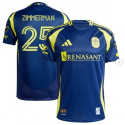 Mens Nashville SC Walker Zimmerman adidas Navy 2025 The Heart Of Nashville Kit Authentic Player Jersey