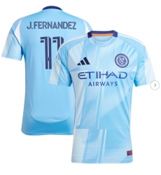 Men's New York City FC Julian Fernandez adidas Light Blue 2025 The Excelsior Kit Replica Player Jersey Men's New York City FC Julian Fernandez adidas Light Blue 2025 The Excelsior Kit Replica Player Jersey