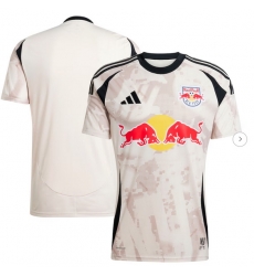 Men New York Red Bulls adidas Tan 2025 Stone Kit Replica Jersey Men New York Red Bulls adidas Tan 2025 Stone Kit Replica Jersey
