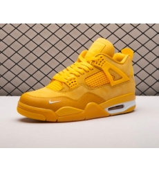 Men Nike Air Jordan 4 Gold High Cut Baskebtall Shoes Men Nike Air Jordan 4 Gold High Cut Baskebtall Shoes