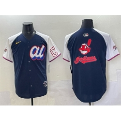 Men American League Cleveland Guardians Team Big Logo Navy Alternate 2025 All Star Edition Limited Stitched Baseball Jersey Men American League Cleveland Guardians Team Big Logo Navy Alternate 2025 All Star Edition Limited Stitched Baseball Jersey
