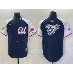 Men American League Toronto Blue Jays Team Big Logo Navy Alternate 2025 All Star Edition Limited Stitched Baseball Jersey Men American League Toronto Blue Jays Team Big Logo Navy Alternate 2025 All Star Edition Limited Stitched Baseball Jersey