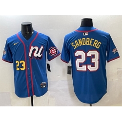 Men National League 23 Ryne Sandberg Blue 2025 All Star Edition Limited Stitched Baseball Jersey Men National League 23 Ryne Sandberg Blue 2025 All Star Edition Limited Stitched Baseball Jersey
