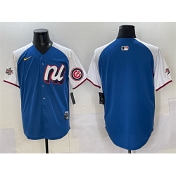 Men National League Chicago Cubs Blank Blue Alternate 2025 All Star Edition Limited Stitched Baseball Jersey Men National League Chicago Cubs Blank Blue Alternate 2025 All Star Edition Limited Stitched Baseball Jersey