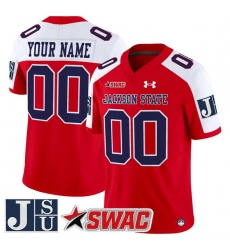 Men Jackson State Tigers ACTIVE PLAYER Custom Red Alternate 2026 F U S E Vapor Limited Stitched Football Jersey Men Jackson State Tigers ACTIVE PLAYER Custom Red Alternate 2026 F U S E Vapor Limited Stitched Football Jersey