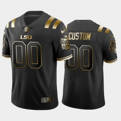 LSU Tigers Custom Black Golden Edition Men'S Jersey LSU Tigers Custom Black Golden Edition Men'S Jersey