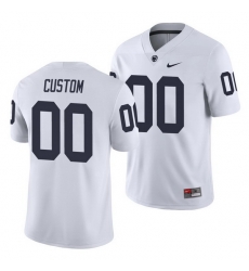 Penn State Nittany Lions  custom white college football men's jersey