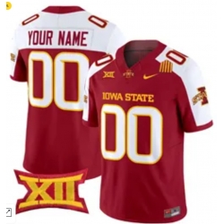 Custom Iowa State Cyclones Jersey Red White Custom Iowa State Cyclones Jersey Red White