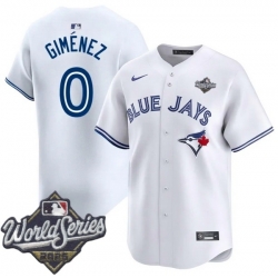 Men Toronto Blue Jays 0 Andres Gimenez Cool Base Stitched Baseball Jersey White Men Toronto Blue Jays 0 Andres Gimenez Cool Base Stitched Baseball Jersey White