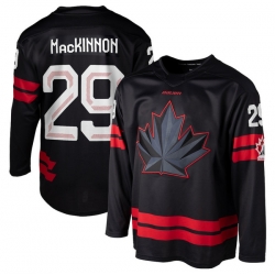 Mens Nathan MacKinnon #29 Black Hockey Canada 2026 Replica Jersey