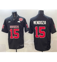 Men Indiana Hoosiers 15 Fernando Mendoza Black F U S E 2025 National Champions Patch Stitched Football Jersey 1 Men Indiana Hoosiers 15 Fernando Mendoza Black F U S E 2025 National Champions Patch Stitched Football Jersey 1